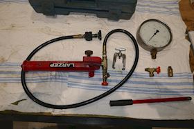 Larzep Hydraulic Tryktransmitter tester #1