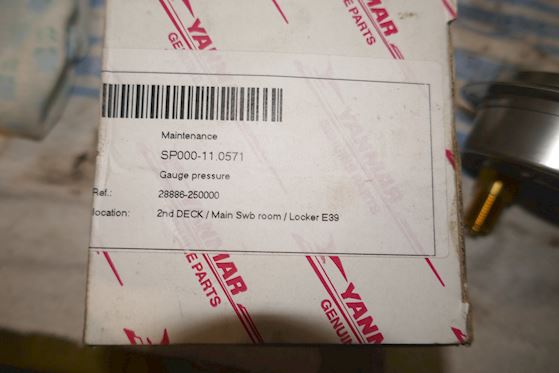 Yanmar Pressure Gauge 0-0,4MPa 28886-040000 #2
