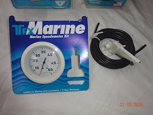 Teleflex Marine Morse Tryklog 5-35 MPH /10-55 km.t. til hækmontering - 1