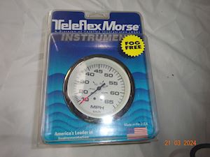Teleflex Marine Morse Tryklog 10-65MPH 15-100km.t. 59713FE -uden bundudstyr - 1