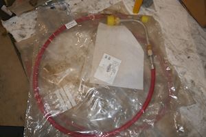 Habia Teknofluor Gas Hose Double Braid 5 mm 300 bar 80-00794 Acetylene - 1