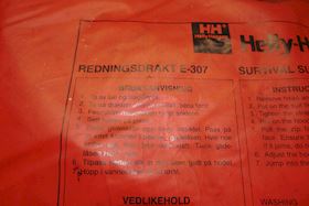 Helly Hansen Immersion Suit E-307 #9