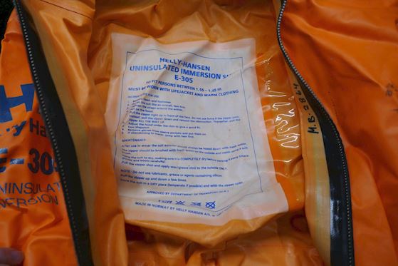 Helly Hansen E-305 Uninsulated Suit #4