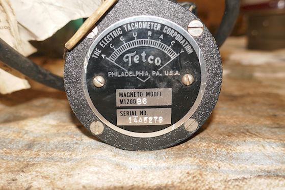 Tetco M1200B6 Tachometer #3