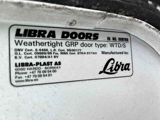 Libra Plast WTD/S Weathertight GRP Doors #2
