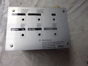 Westinghouse Systems CircuitBreaker Static Sensor SCB 600 - 1