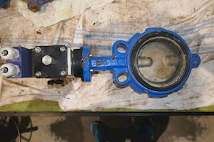 Omal Pneumatic Butterfly Valve V 376 CF8M Disc  DN100 - 1