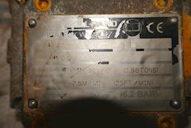 Ingersoll - Rand Air Chain Hoist PAL 1000K-2C6M-5B-E #2