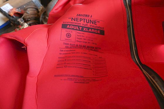 Lalizas Neptune Immersion Suit XL #4