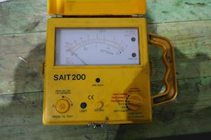 Test Prducts International Analog Insulation Resistance Tester (IRT) Sait-200 - 1