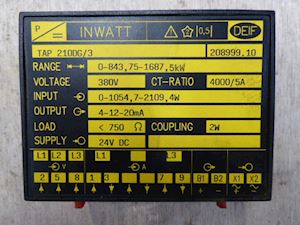 DEIF TAP 210G/3 Power Transducer - 1