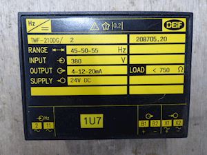 DEIF TMF-210DG/2 Frequency Transducer - 1