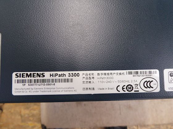 Siemens HiPath 3300  telefonomstilling #4