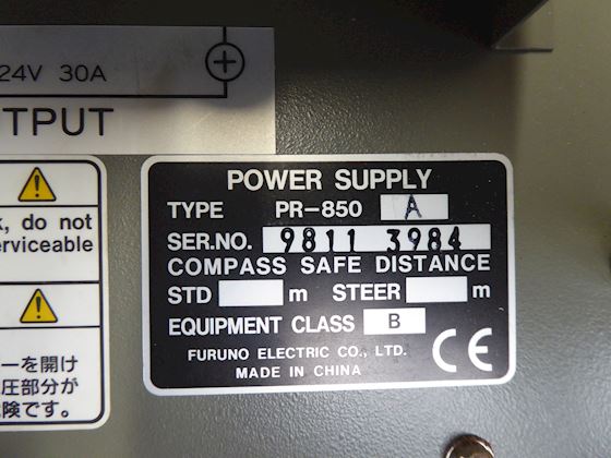 Furuno PR-850A power supply #3