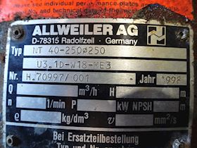 Allweiler NT 40-250Ø250 U3.1 - W18 - ME 3 #3