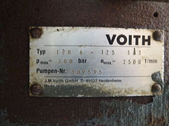 Voith Gear Pump IPH/6  125.101 #3
