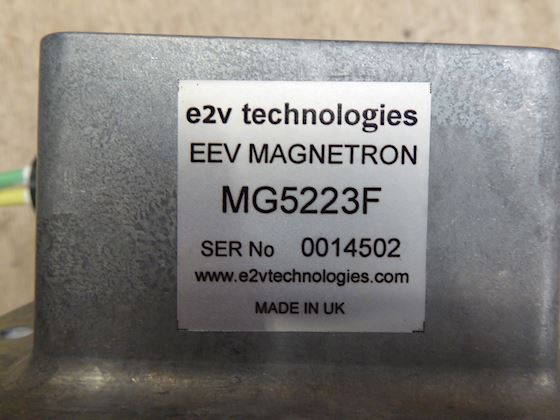 E2V Technologies EEV MG5223F S-Band Magnetron #2