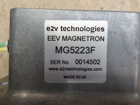 E2V Technologies EEV MG5223F S-Band Magnetron #2