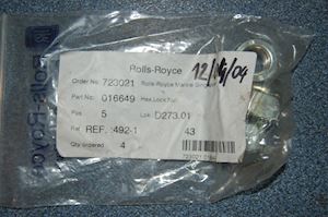 Bergen Ulstein Rolls Royce Hex. Lock Nut - 1
