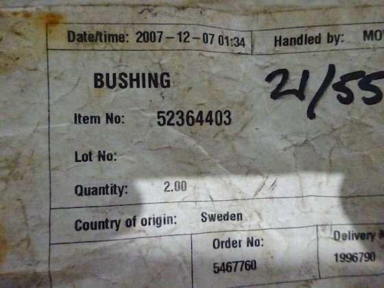 Alfa Laval Bushing 52364403 #2