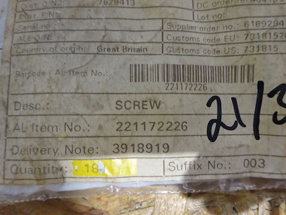 Alfa Laval Screw 221172226 #2