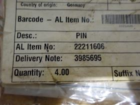 Alfa Laval Pin 22211606 #2