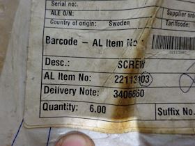Alfa Laval Screw 22113103 #2