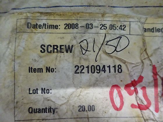 Alfa Laval Screw 221094118 #2