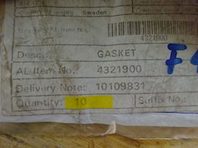 Alfa Laval Gasket 4321900 #2