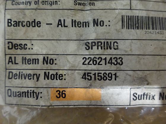 Alfa Laval Spring 22621433 #2
