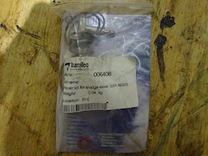 Teamtec Repair Kit for sludge valve, GSR A6323 - 1