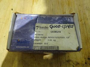 Teamtec Valve, Sludge, A6323/1072/7003 1/2" - 1