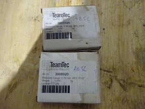 Teamtec Pressure Gauge 0-16 Bar Ø63 1/4" - 1