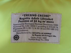 Regatta Thermo cruise adult lifejaket (Crew) #6