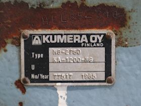 Kumera MG-2750 KA-1200-MG #6