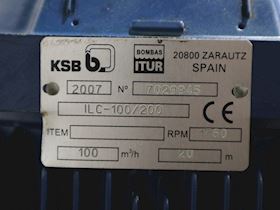 KSB Bombas Itur ILC-100/200 #6