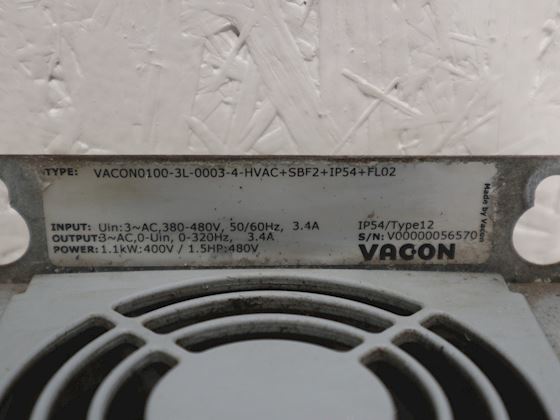 Vacon Vacon0100-L3-0003-4-HVAC+SBF2+IP54+FL02 #5