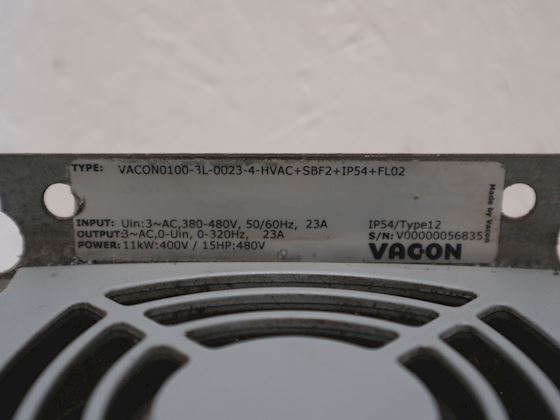 Vacon Vacon0100-L3-0023-4-HVAC+SBF2+IP54+FL02 #4