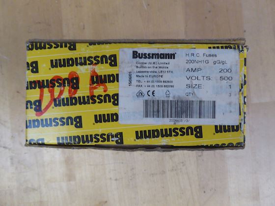 Bussmann 200NH1 G  sikring #2