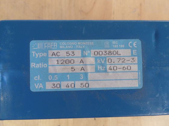 FRER AC53 1200/5A Strømtrafo #2