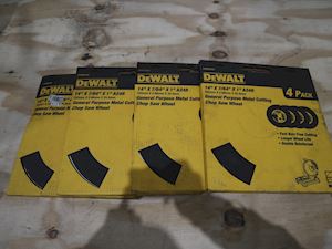 Dewalt General purpose metal cutting chop saw wheel (DW8001B4) - 1