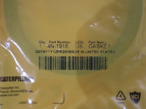 Caterpillar Gasket #1
